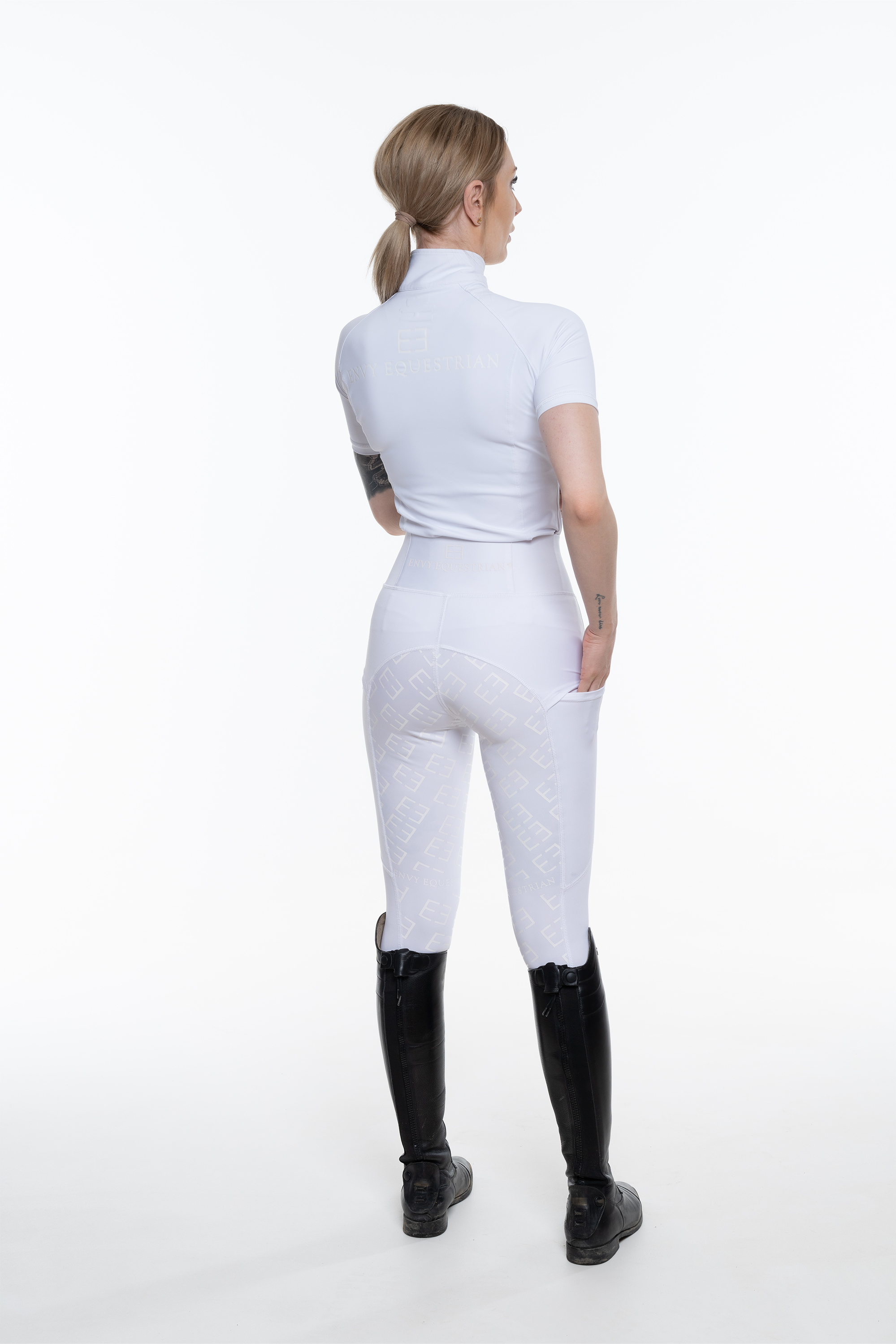 |UDSOLGT| 'Classic line' ridetights | Hvid