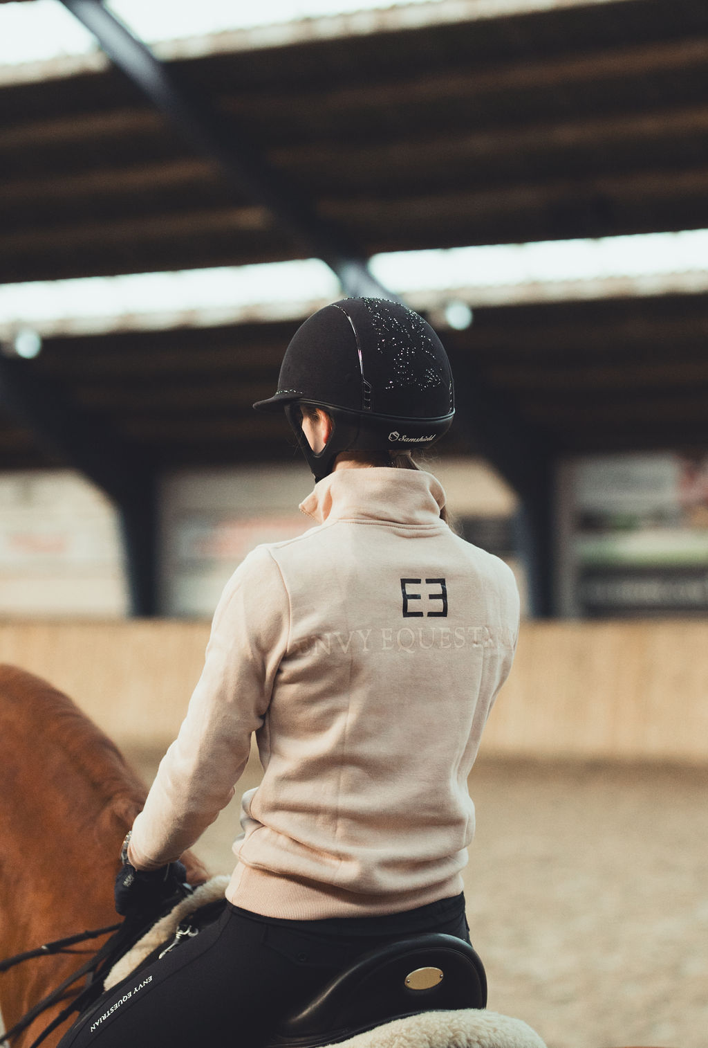 'Classic line' half zip | Sand