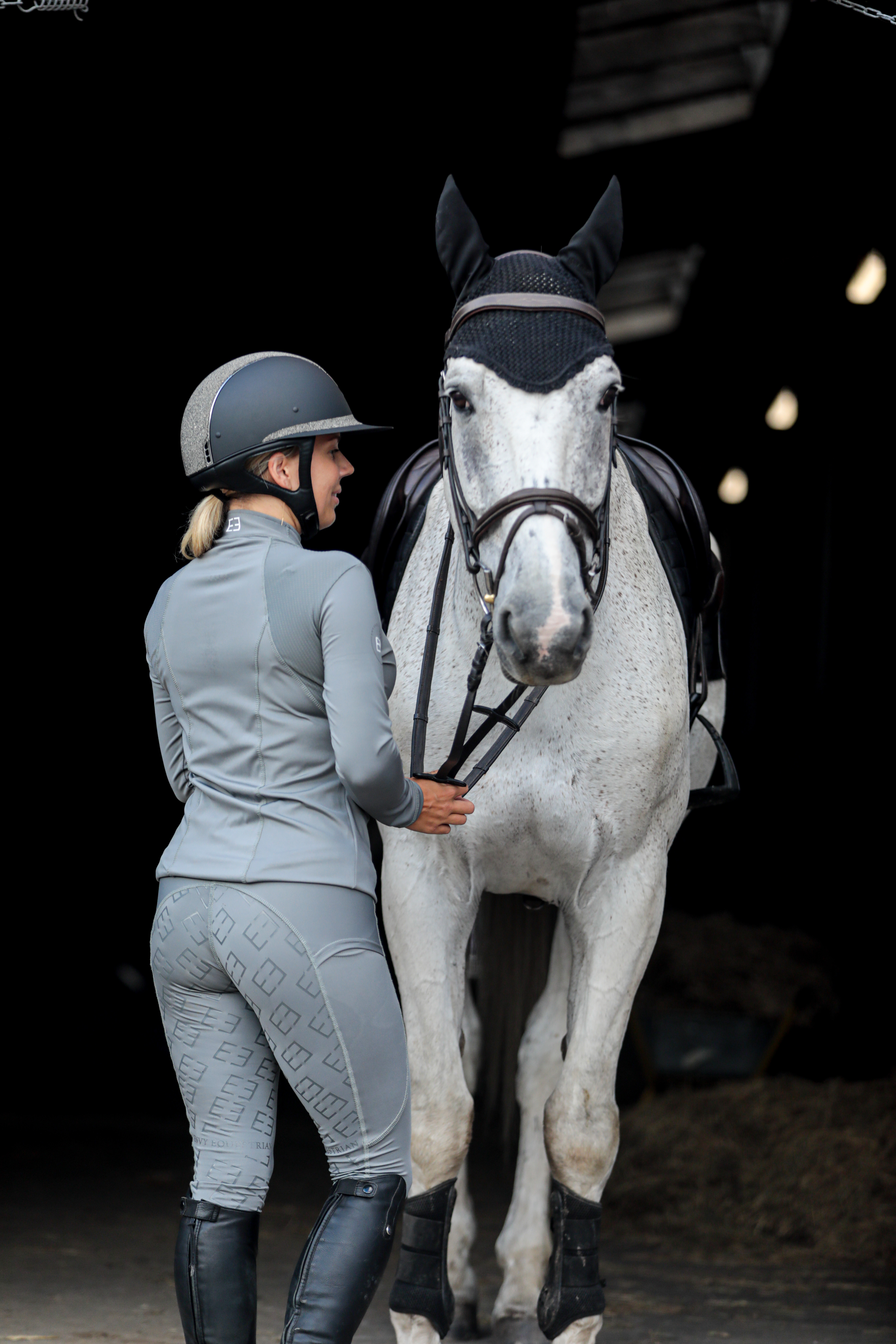 |UDSOLGT| 'Classic line' ridetights | Grå