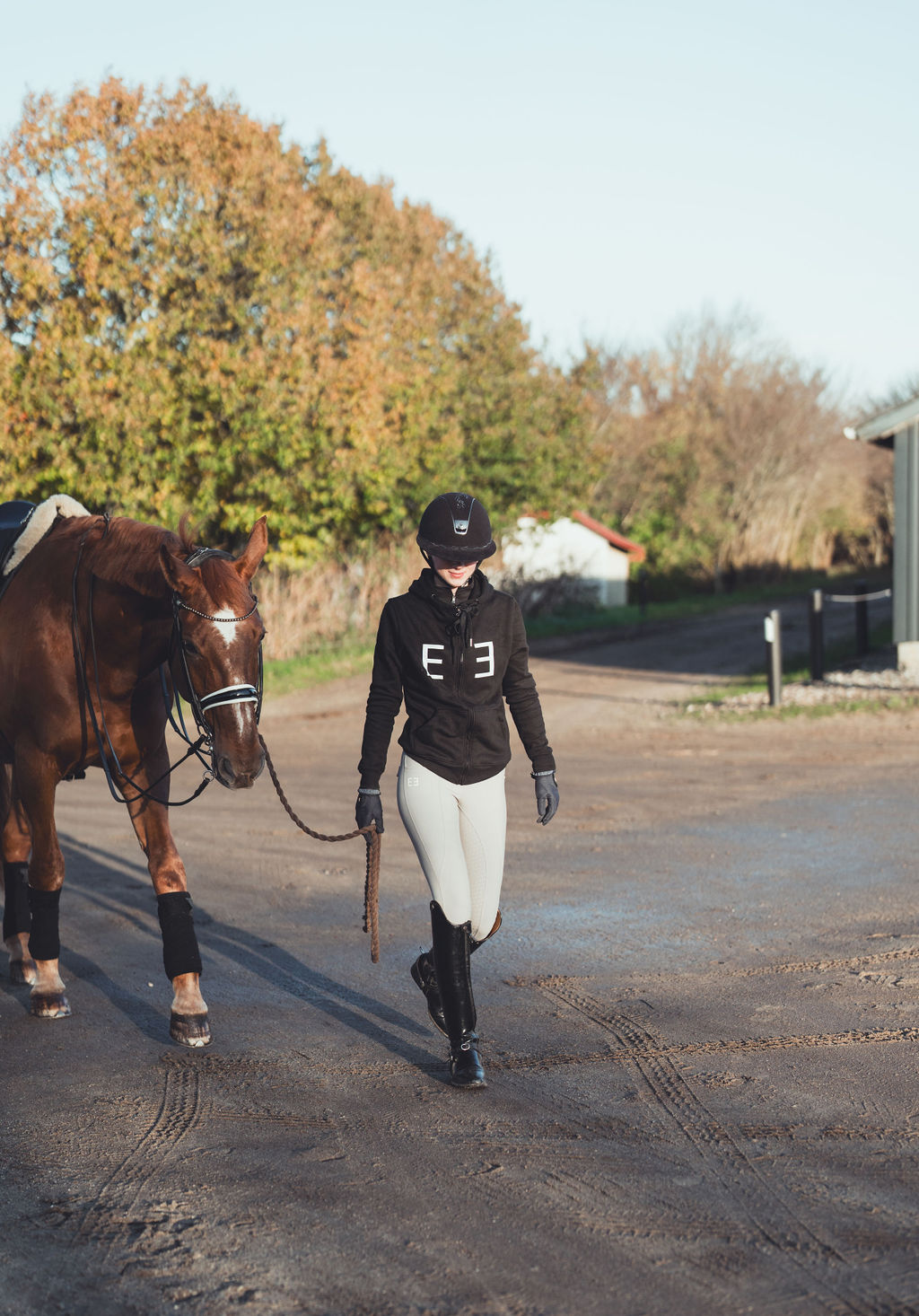 |UDSOLGT| 'Plain line' ridetights | grå